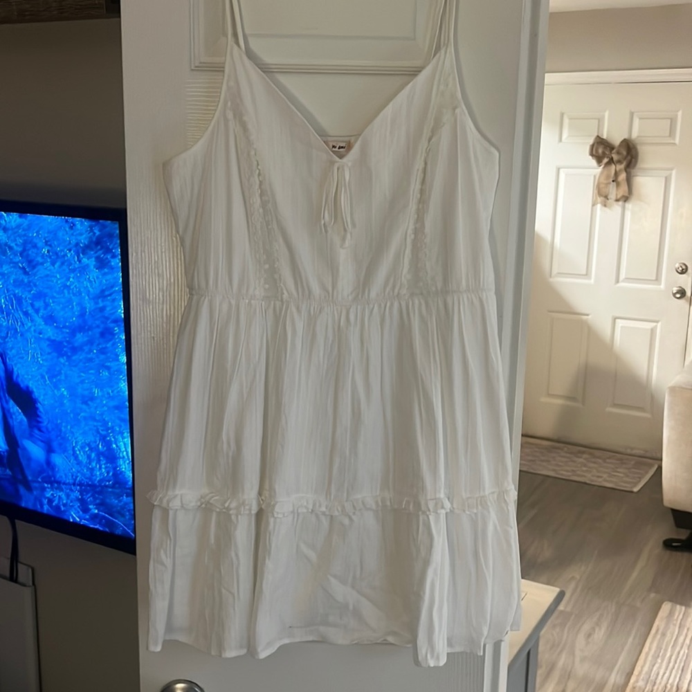 Short White Summer Dress